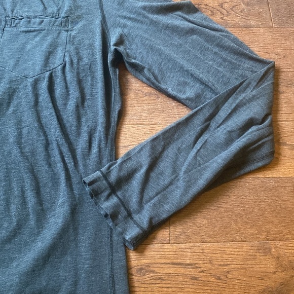 Lululemon Mens Large Longsleeve Cotton Tee - Picture 4 of 8